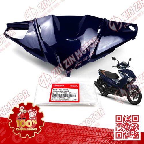 Trang Trí Nắp Tay Lái, Ốp Đầu AB Air Blade 2023+, AirBlade 160 Xanh Đậm PB426P 53207K1FV00ZL Chính Hãng Honda