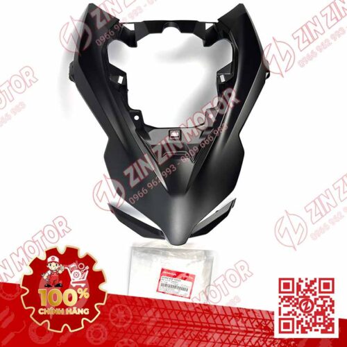 Ốp Đèn Pha, Mặt Nạ Trước Lớn AB Air Blade 2020 - 2023+, AirBlade 125 Đen Nhám NHA76M 64302K1FV00ZJ Chính Hãng Honda