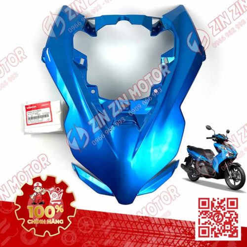Ốp Đèn Pha, Mặt Nạ Trước Lớn AB Air Blade 2020+, AirBlade 125 Xanh B189C 64302K1FV00ZK Chính Hãng Honda