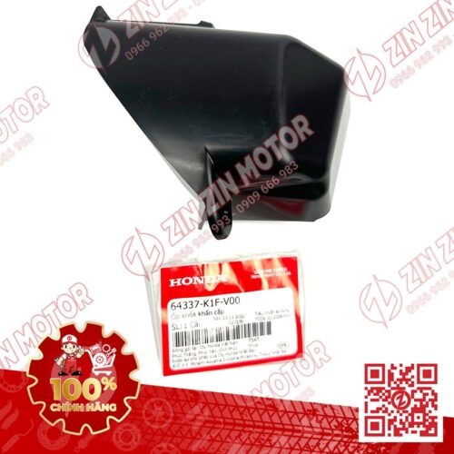 Nhựa Nhám Ốp Khóa Khẩn Cấp AB 2020 - 2023+, AirBlade 160, Air Blade 150 / 125 64337K1FV00 Chính Hãng Honda