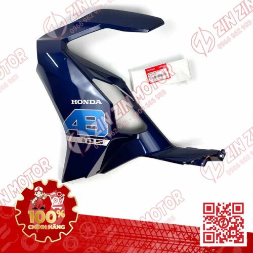 Bộ Ốp Trước Trái, Cánh Yếm AB 2022+, Air Blade 125 2022 Xanh Đậm 64600K3AV00ZD Chính Hãng Honda