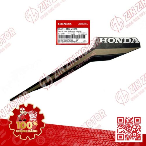 Tem Ốp Trước Phải A, Tem Cánh Yếm AB 2020 2021, AirBlade 125 Đen Nhám 2021 86641K1GV40ZA Chính Hãng Honda