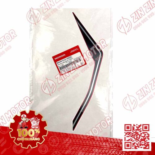 Tem Ốp Trước Trái B, Tem Cánh Yếm AB 2020 2021, AirBlade 125 Đỏ Đen Xám 2020 86649K1GV00ZC Chính Hãng Honda