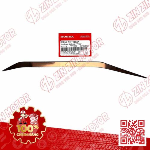 Tem Sườn Sàn Ốp Hông AB 2020 2021, AirBlade 150 Xanh Xám Đen 2020 Trái Dưới 86659K1FV10ZA Chính Hãng Honda