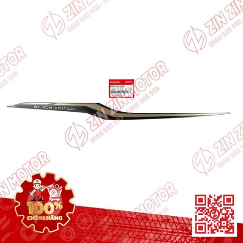 Tem Bụng Sau Trái, Tem Ốp Sườn AB 2020 2021, Air Blade 125 Đen Nhám 2021 86832K1GV40ZA Chính Hãng Honda