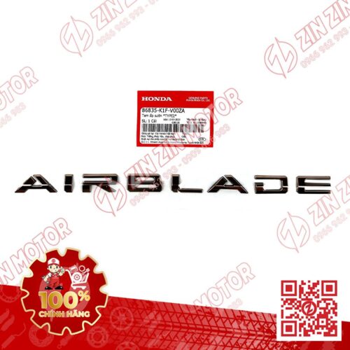 Tem Chữ Nổi Air Blade Vàng Đồng Cho Xe AB 160 2022+, AirBlade 150 2020+ Phiên Bản Đặc Biệt 86835K1FV00ZA Chính Hãng Honda