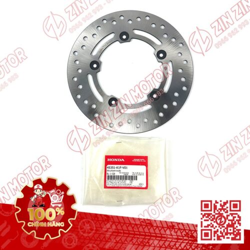 Đĩa Thắng Trước AB 150, Air Blade 125 2020 2021 45351K1FV01 Chính Hãng Honda