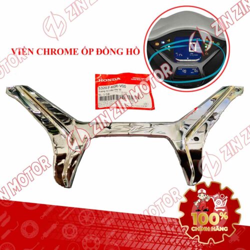 Trang Trí Nắp Tay Lái, Ốp Viền Đồng Hồ Nhựa Xi SH 2020 - 2023+, SH160i 2023+, SH 150i 2020 2021 2022, SH 125i 2020 - 2023+ 53207K0RV00 Chính Hãng Honda