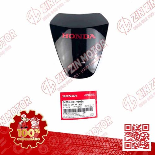 Ốp Nhựa Trước Mặt Nạ Nhỏ SH 2020 - 2023+, SH160i 2023+, SH 150i 2020 2021 2022, SH 125i 2020 - 2023+ Tem Đỏ 64305K0SV50ZA Chính Hãng Honda