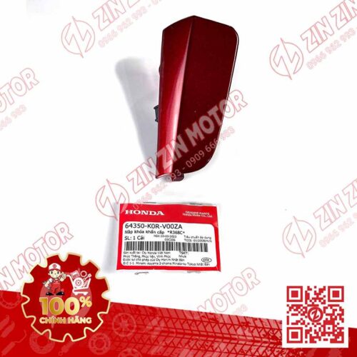 Nắp Khóa Khẩn Cấp SH 2020 - 2024+, SH160i 2023 2024+, SH 150i 2020 2021 2022, SH 125i 2020 - 2024+ Đỏ R368C 64350K0RV00ZA Chính Hãng Honda