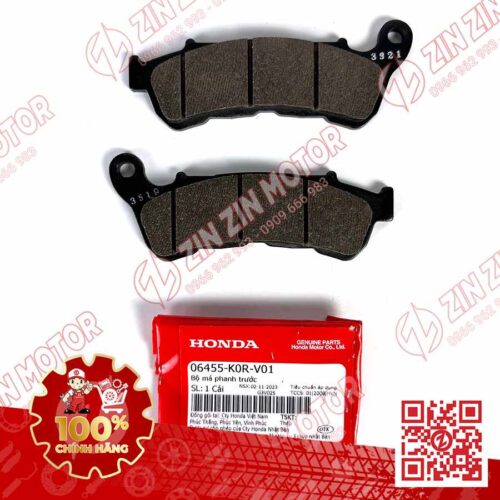 Bố Thắng Trước CBS, Má Phanh SH 2020 - 2024+, SH160i 2023 2024+, SH 150i 2020 2021 2022, SH 125i 2020 - 2024+ 06455K0RV01 Chính Hãng Honda