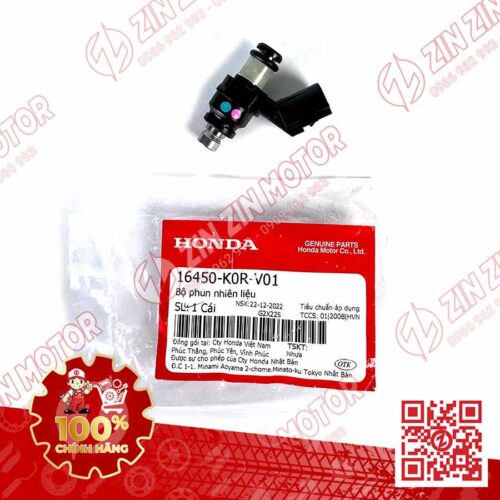 Béc Phun Xăng, Kim Phun AB 125 2022+ (AirBlade), SH 125i 2020 - 2022, SH125i 2023+, Lead 2022+, SH Mode 2020+ 16450K0RV01 Chính Hãng Honda