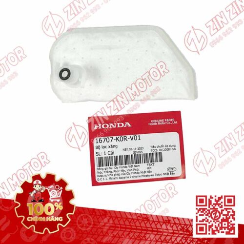 Lọc Xăng SH 2020 - 2023+, Sh160i 2023+, SH 150i 2020 2021 2022, SH 125i 2020 - 2023+ 16707K0RV01 Chính Hãng Honda