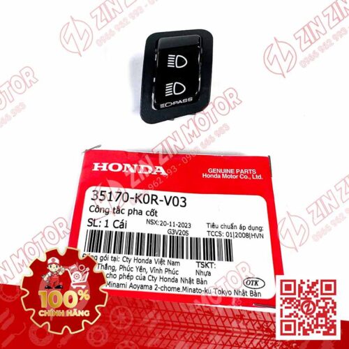 Nút Công Tắc Pha Cos SH 2020 - 2024+, SH160i 2023 2024+, SH 150i 2020 2021 2022, SH 125i 2020 - 2024+ 35170K0RV03 Chính Hãng Honda