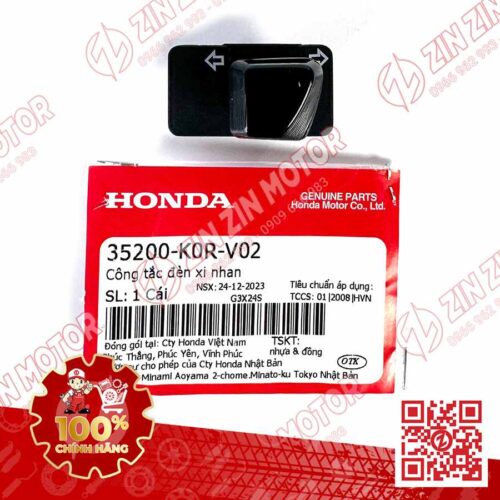 Nút Công Tắc Xi Nhan SH 2020 - 2024+, SH160i 2023 2024+, SH 150i 2020 2021 2022, SH 125i 2020 - 2024+, WINNER X V4 2024 35200K0RV02 Chính Hãng Honda