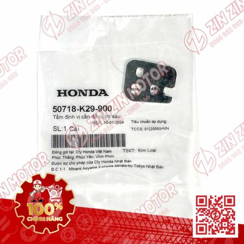 Tấm Định Vị Cần Để Chân Sau SH Mode 2014+, SH 160i/150i/125i 2017 - 2023+ 50718K29900 Chính Hãng Honda