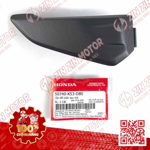 Cần Gật Để Gác Chân Sau SH160i 2023+, SH 125i 2023+ Đen Trái 50740K53DB0 Chính Hãng Honda