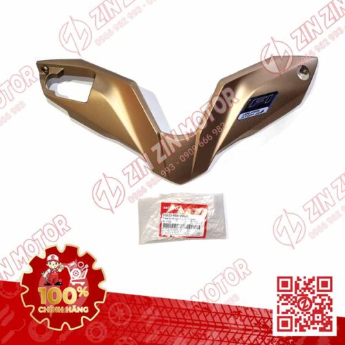 Chữ V Ốp Trước, Trang Trí Nắp Tay Lái AB 2016, Air Blade 125 2017 2018 2019 Vàng Đồng Nhám Y224M 53225K66V00ZL Chính Hãng Honda