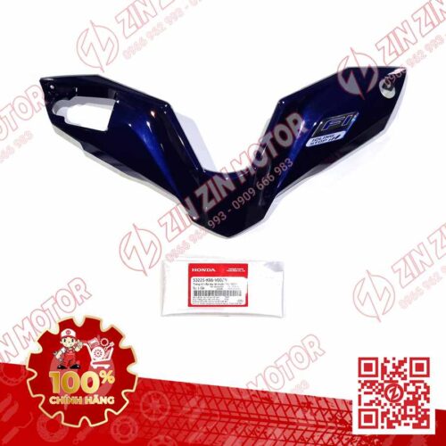 Chữ V Ốp Trước, Trang Trí Nắp Tay Lái AB 2016, Air Blade 125 2017 2018 2019 Xanh PB390M 53225K66V00ZN Chính Hãng Honda