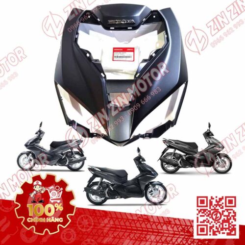 Ốp Đèn Pha Trước Lớn, Mặt Nạ AB 2016, Air Blade 125 2017 2018 2019 Đen Nhám NHA76M 64300K66V00ZS Chính Hãng Honda