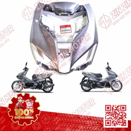 Ốp Đèn Pha Trước Lớn, Mặt Nạ AB 2016, Air Blade 125 2017 2018 2019 Ghi Bạc NHB86M 64300K66V00ZU Chính Hãng Honda