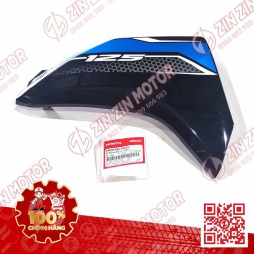 Ốp Bửng Trước Trái, Cánh Yếm Xe AB 2019, Air Blade 125 2019 Đen Tem Xanh B189C 64600K66VN0ZA Phiên Bản Tiêu Chuẩn Chính Hãng Honda