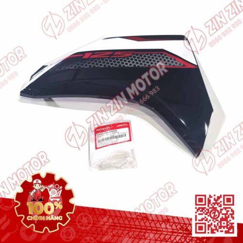 Ốp Bửng Trước Trái, Cánh Yếm Xe AB 2019, Air Blade 125 2019 Đen Tem Trắng NHB35P 64600K66VN0ZB Phiên Bản Tiêu Chuẩn Chính Hãng Honda