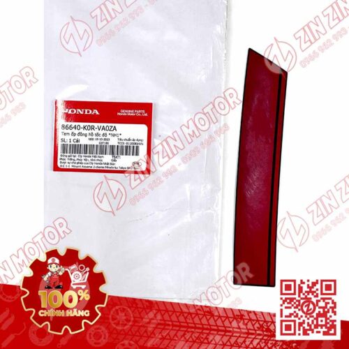 Tem Ốp Đồng Hồ, Tem Ốp Mão SH160i 2023, SH 125i 2023 Đỏ 86640K0RVA0ZA Chính Hãng Honda
