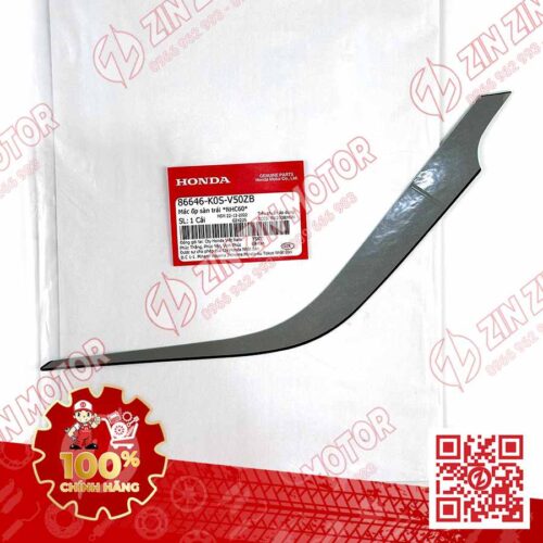 Tem Ốp Sàn Trái SH160i 2023, SH 150i 2022, SH 125i 2023 Xám Xi Măng NHC60 86646K0SV50ZB Chính Hãng Honda