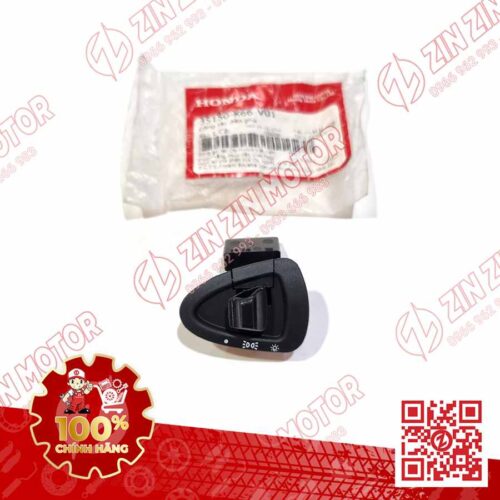 Nút Công Tắc Đèn Xe AB 2016 - 2017 (Air Blade) Phiên Bản Tiêu Chuẩn, Sơn Từ Tính, SH 150/125 2017 - 2019 35150K66V01 Chính Hãng Honda