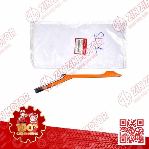 Tem Bửng Trước Phải Trên, Tem Cánh Yếm AB 2016, Air Blade 125 2016 Cam Đen Phiên Bản Thể Thao 86641K66V00ZA Chính Hãng Honda