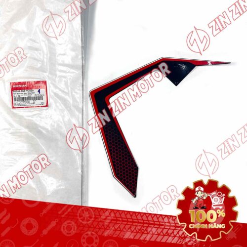 Tem Bửng Trước Phải, Tem Cánh Yếm AB 2018, Air Blade 125 2018 Đen Nhám Phiên Bản Kỷ Niệm 10 Năm 86641K66VG0ZA Chính Hãng Honda