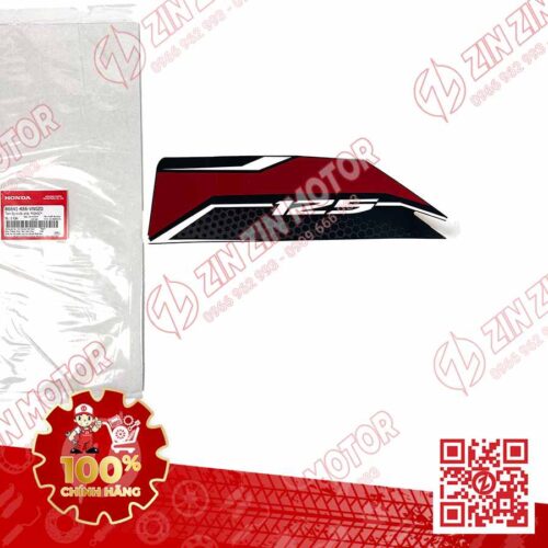 Tem Bửng Trước Phải AB 2019, Air Blade 125 2019 Đỏ Đen Phiên Bản Tiêu Chuẩn 86641K66VN0ZD Chính Hãng Honda