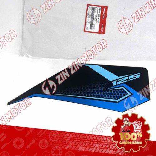 Tem Bửng Trước Trái, Tem Cánh Yếm AB 2018, Air Blade 125 2018 Xanh Đen Phiên Bản Tiêu Chuẩn 86642K66VE0ZA Chính Hãng Honda