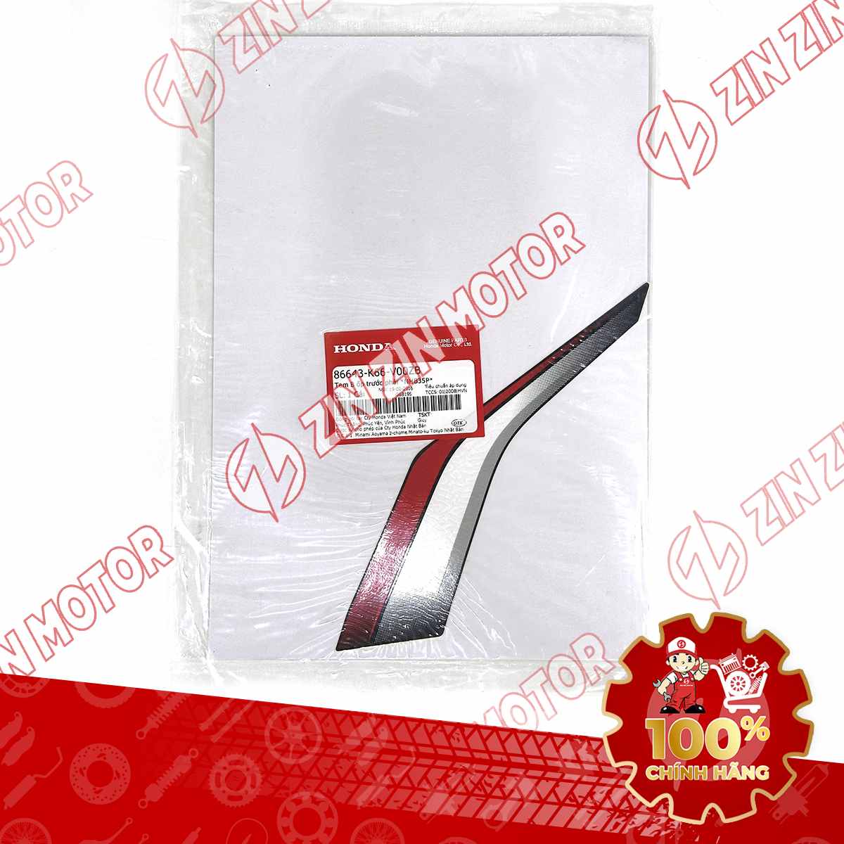 86643-K66-V00ZB TEM YẾM TRƯỚC AB16 PHẢI (MIẾNG B) (BẢN TRẮNG ĐEN NHB35P) VN 112-compressed