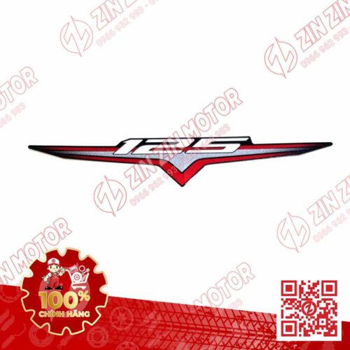 Tem Số 125 Cánh Yếm AB 2016, Air Blade 125 2016 Đỏ Đen, Trắng Đen Phiên Bản Thể Thao TYPE1 86645K66V00ZC Chính Hãng Honda