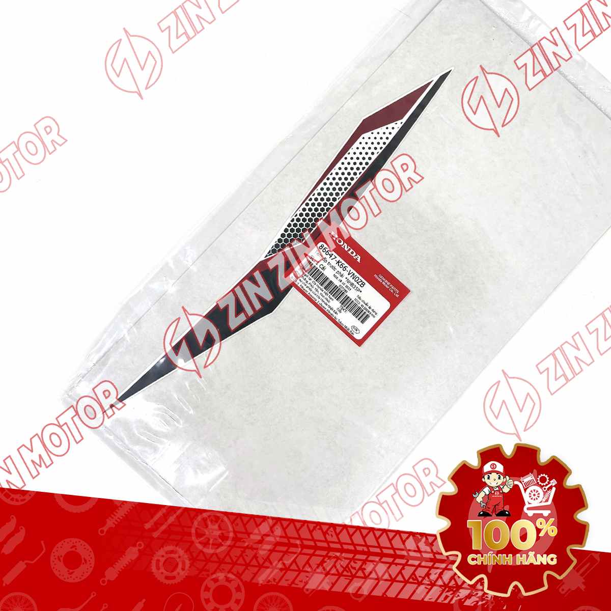 86647-K66-VN0ZB TEM MẶT NẠ LỚN AB16 PHẢI (BẢN TRẮNG ĐEN ĐỎ NHB35P) VN 112-compressed