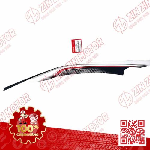 Tem Bụng Sau Phải Trên, Tem Ốp Sườn AB 2016, Air Blade 125 2016 Trắng Đen Phiên Bản Thể Thao 86831K66V00ZB Chính Hãng Honda