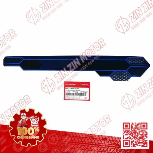 Tem Bụng Sau Phải, Tem Ốp Sườn AB 2016, Air Blade 125 2016 Xanh Bạc Phiên Bản Cao Cấp 86831K66V10ZC Chính Hãng Honda