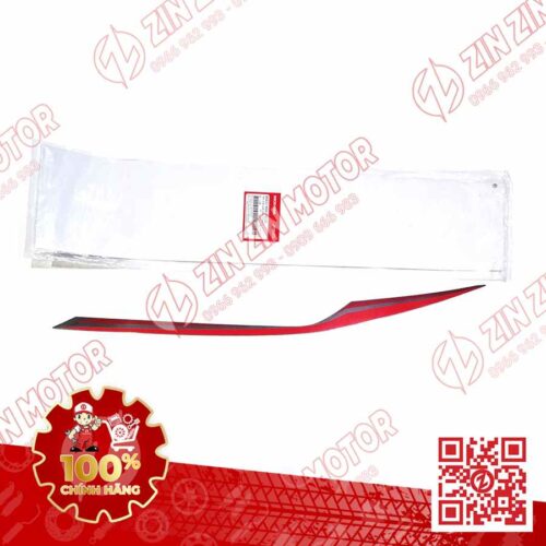 Tem Bụng Sau Phải Trên, Tem Ốp Sườn AB 2017, Air Blade 125 Đen Nhám 2017 Phiên Bản Đen Mờ 86831K66V90ZA Chính Hãng Honda
