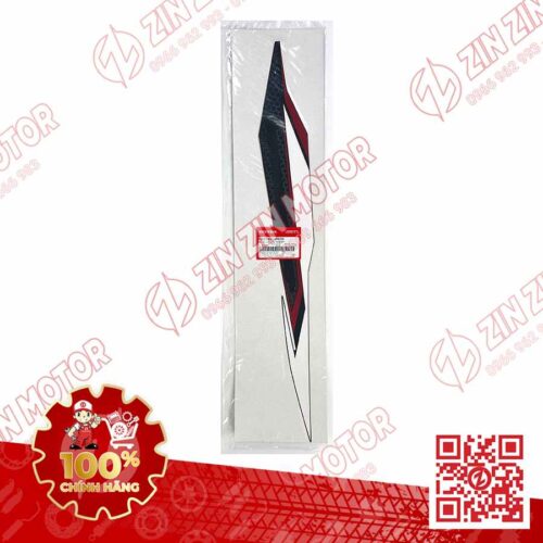 Tem Bụng Sau Phải, Tem Ốp Sườn AB 2019, Air Blade 125 2019 Trắng Đen Đỏ Phiên Bản Tiêu Chuẩn 86831K66VN0ZB Chính Hãng Honda