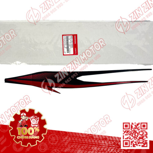 Tem Bụng Sau Phải, Tem Ốp Sườn AB 2019, Air Blade 125 2019 Đen Nhám Phiên Bản Đen Mờ 86831K66VQ0ZA Chính Hãng Honda