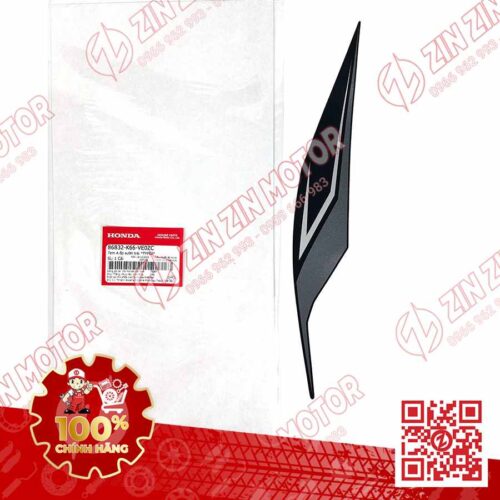 Tem Bụng Sau Trái Trên AB 2018, Air Blade 125 2018 Bạc Đen Phiên Bản Tiêu Chuẩn 86832K66VE0ZC Chính Hãng Honda