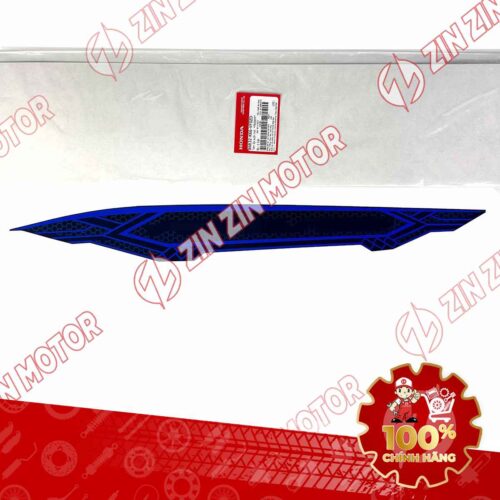 Tem Bụng Sau Trái, Tem Ốp Sườn AB 2018, Air Blade 125 2018 Xanh Bạc Phiên Bản Cao Cấp 86832K66VF0ZD Chính Hãng Honda