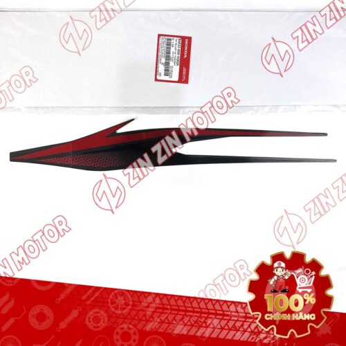 Tem Bụng Sau Trái, Tem Ốp Sườn AB 2019, Air Blade 125 2019 Đen Nhám Phiên Bản Đen Mờ 86832K66VQ0ZA Chính Hãng Honda