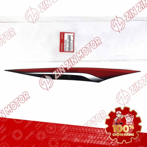 Tem Bụng Sau Phải Dưới, Tem Ốp Sườn AB 2016, Air Blade 125 2016 Đỏ Đen Phiên Bản Thể Thao 86833K66V00ZD Chính Hãng Honda