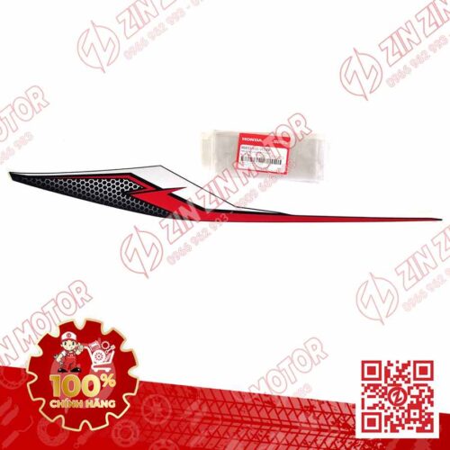 Tem Bụng Sau Phải Dưới AB 2018, Air Blade 125 2018 Trắng Đen Phiên Bản Tiêu Chuẩn 86833K66VE0ZB Chính Hãng Honda