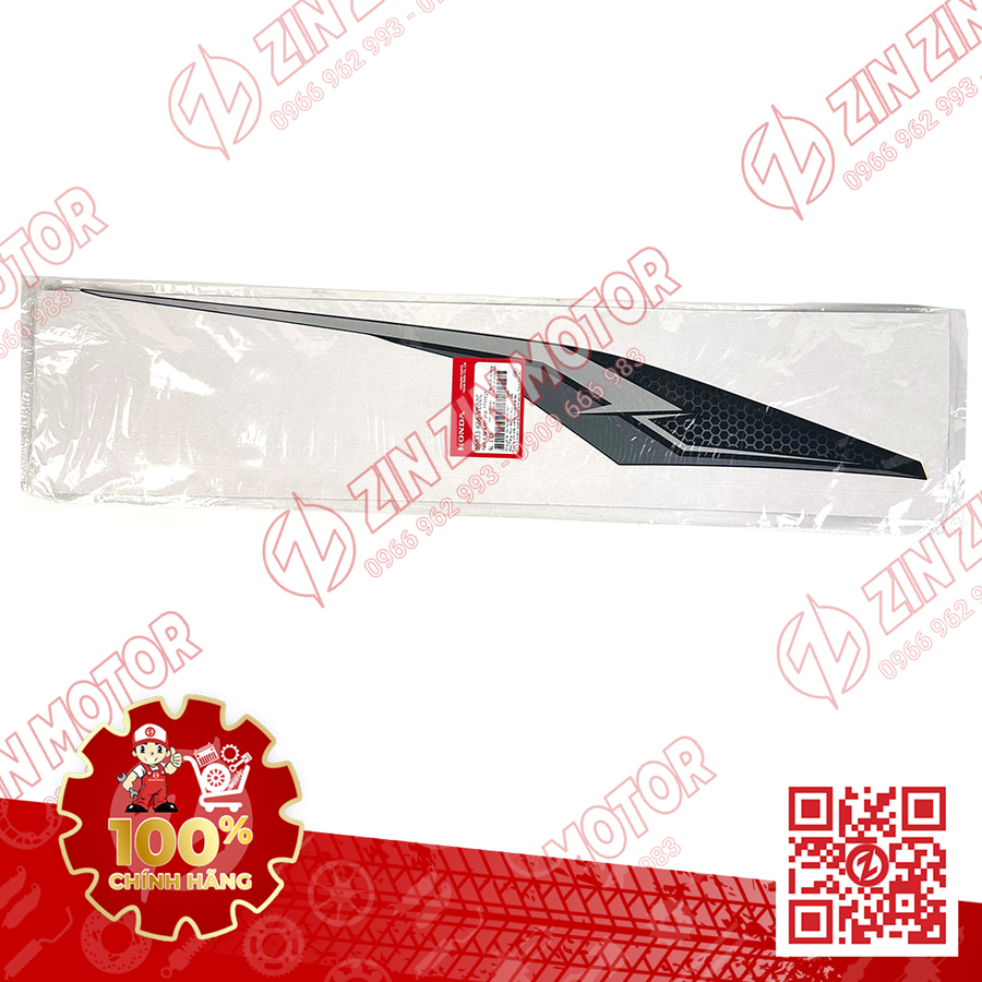 86833-K66-VE0ZC TEM BỤNG SAU AB16 PHẢI (MIẾNG DƯỚI) (BẢN BẠC ĐEN NHA62M) VN 1-1