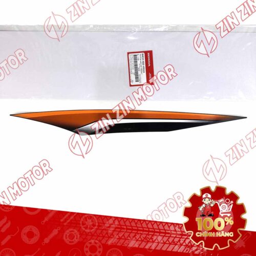 Tem Bụng Sau Trái Dưới, Tem Ốp Sườn AB 2016, Air Blade 125 2016 Cam Đen Phiên Bản Thể Thao 86834K66V00ZA Chính Hãng Honda