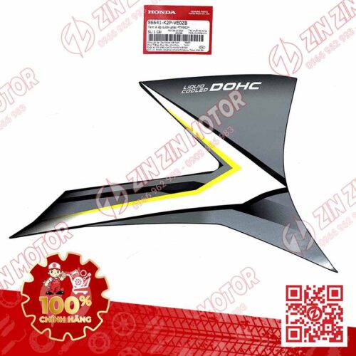 TEM CÁNH YẾM WINNER X V4 2024 PHẢI 86641K2PVE0ZB XE ĐEN BẠC PHIÊN BẢN TIÊU CHUẨN